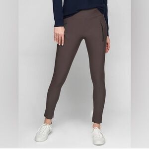 Athleta Stellar Slim Fit Tights Espresso Color